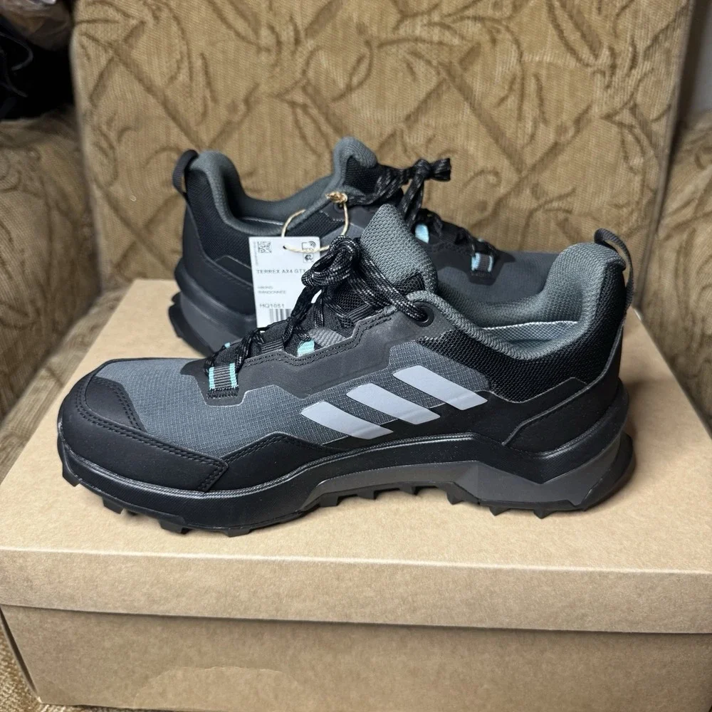Size 7 - adidas TERREX AX4 GTX - Black / Grey / Mint - Womens‎ - HQ1051 NWT!